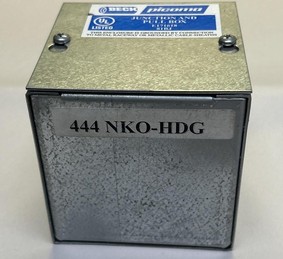 BECK,E171618,JUNCTION AND PULL BOX NOS