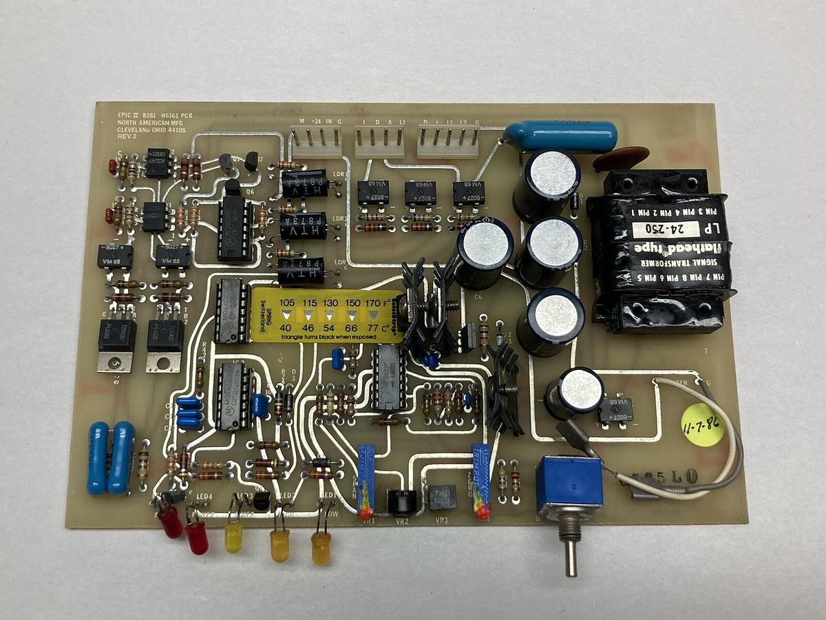 Used North Merican,8351 H6161,Epic II PCB Circuit Board Card Rev 2