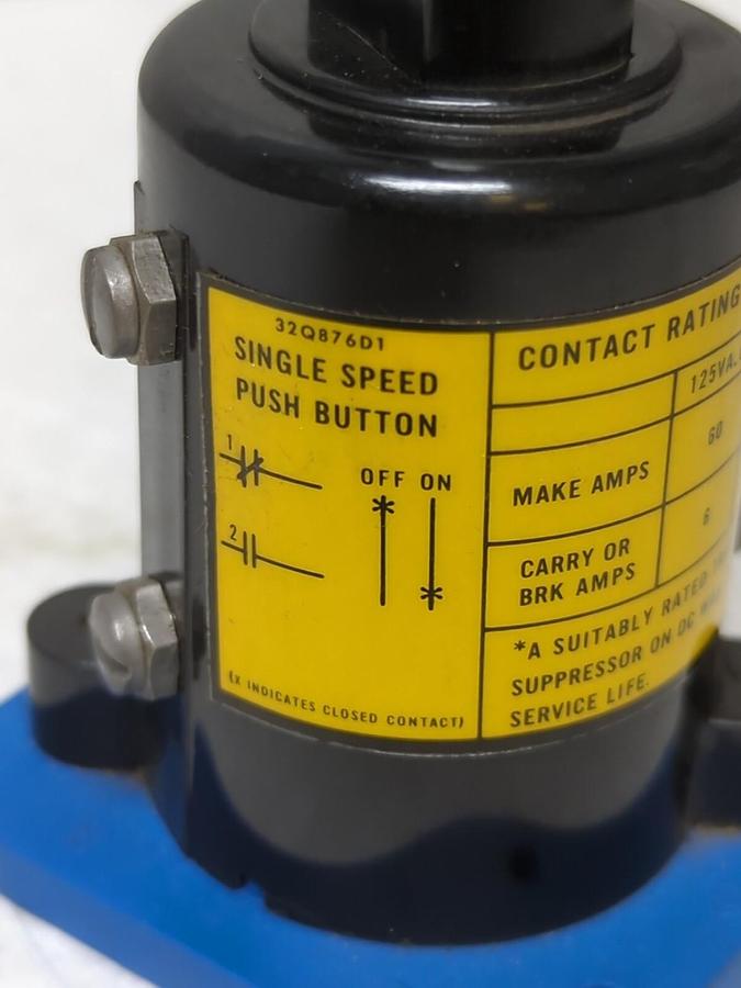 P&H,32Q876D1,SINGLE SPEED PUSH BUTTON NOS