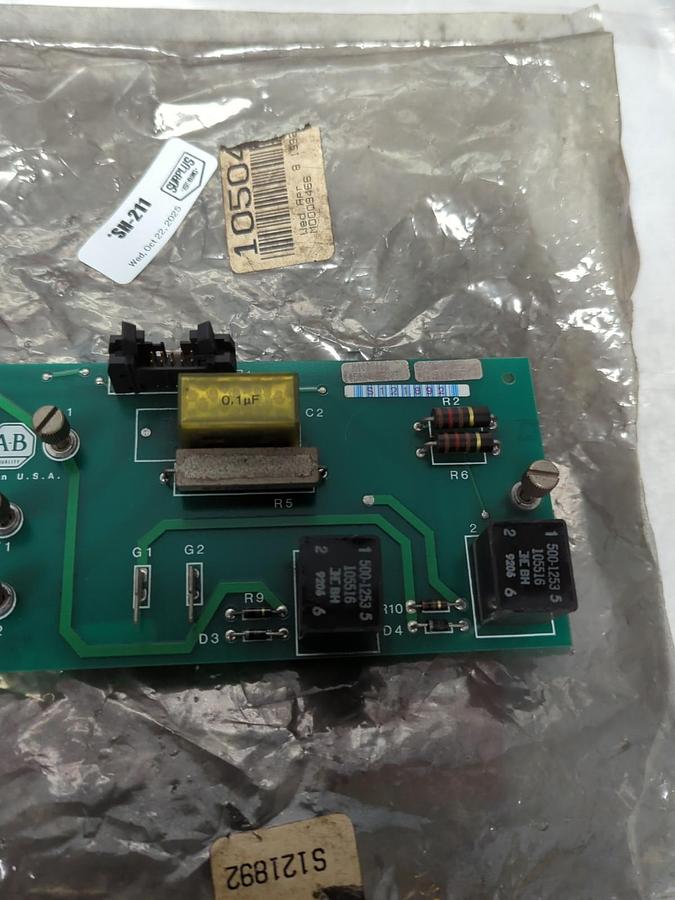 Used ALLEN BRADLEY,M0009466,FIELD PULSE TRANSFORMER BOARD PRE-OWNED