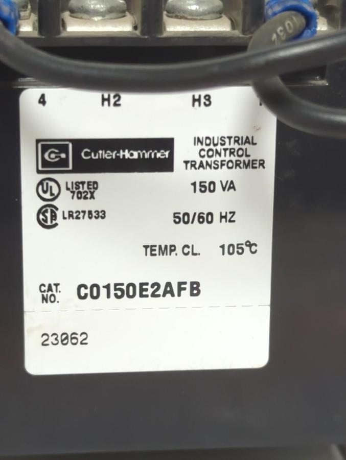 Used CUTLER HAMMER,C0150E2AFB,INDUSTRIAL CIRCUIT TRANSFORMER PRE-OWNED