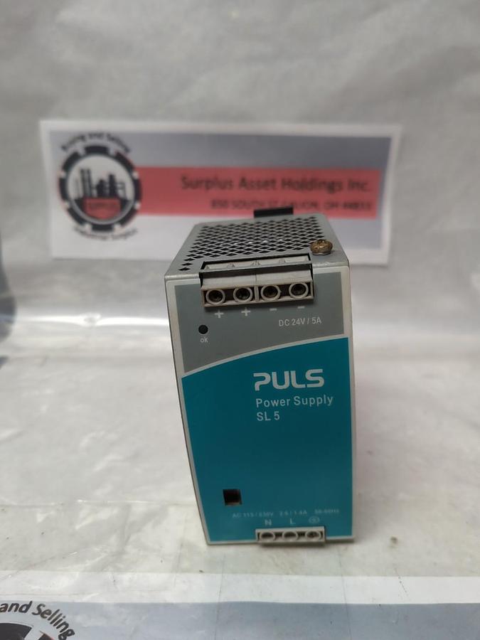 Used PULS,SL5.100,POWER SUPPLY PRE-OWNED