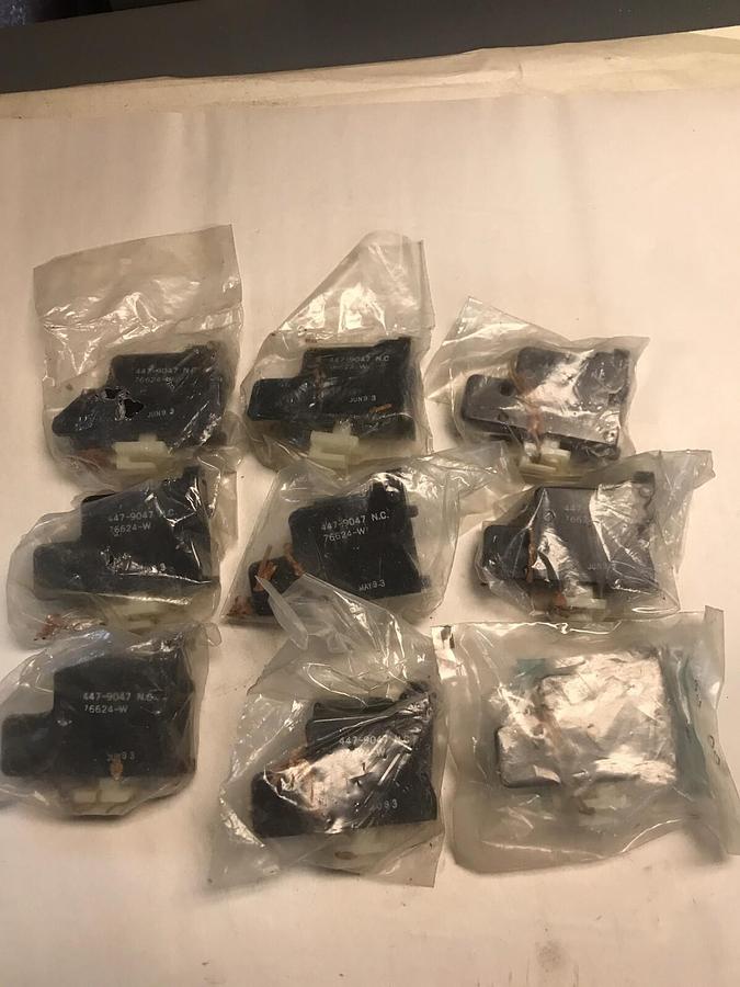 Reliance Josyln Clark,76624-W,Pole Relay N.C. Lot Of 9  447-9047 N.C