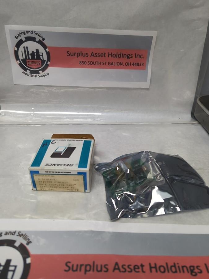 RELIANCE ELECTRIC,0-51378-6,PRINTED CIRCUIT GATE COUPLING CARD NOS
