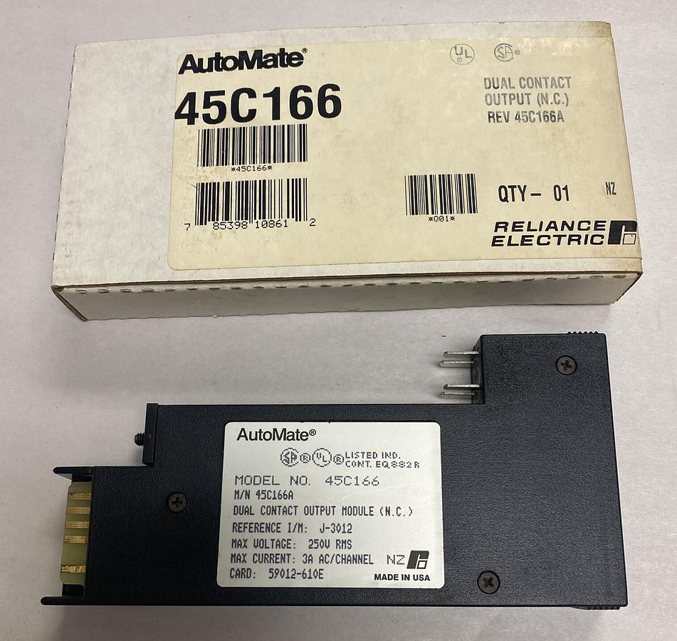Used RELIANCE ELECTRIC,45C166,DUAL CONTACT NEW