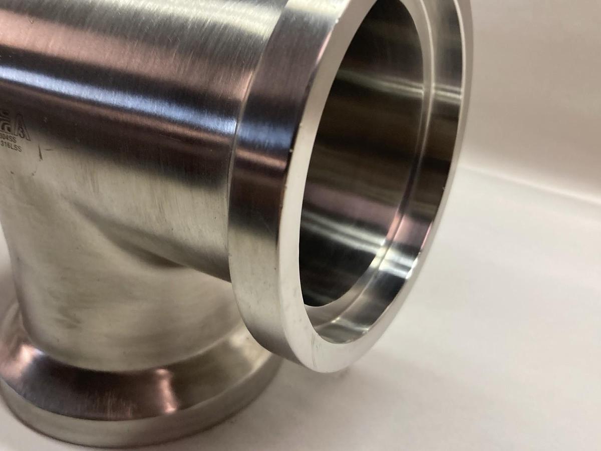 Waukesha,137-4025,Stainless Steel Tri-Clamp Tube Fitting 3 Inch Bore