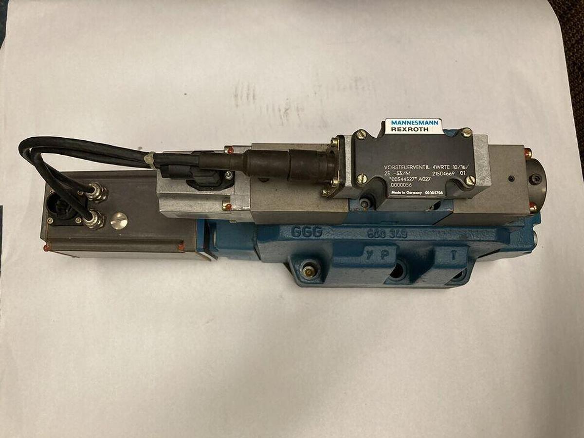 Used Rexroth,4WRTE25W500L-31H/6BG24EK31/M,Hydraulic Directional Control Valve