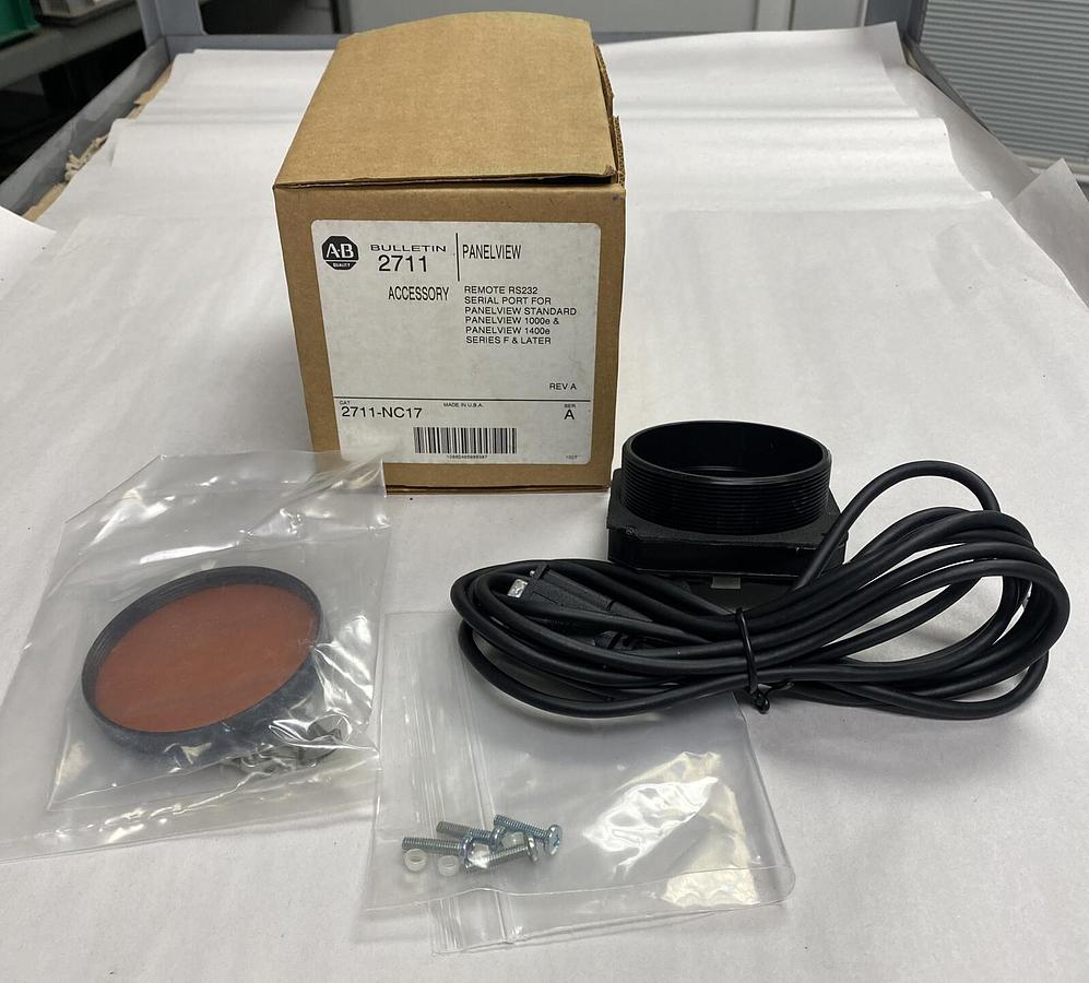 ALLEN BRADLEY,2711-NC17,REMOTE RS-232 SERIAL PORT ASSEMBLY FOR PANELVIEW NOS