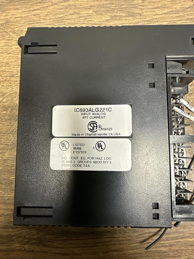 Used GE Fanuc,IC693ALG221C,Input Analog 4Pt Current