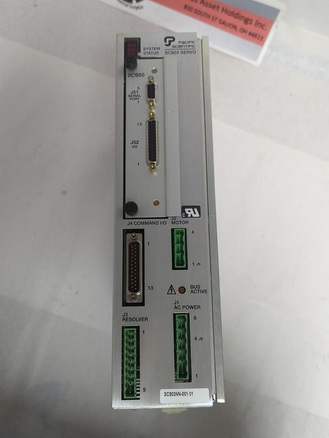 Used PACIFIC SCIENTIFIC,SC903NN-001-01,SERVO DRIVE IN VERY GOOD CONDITION PRE-OWNED