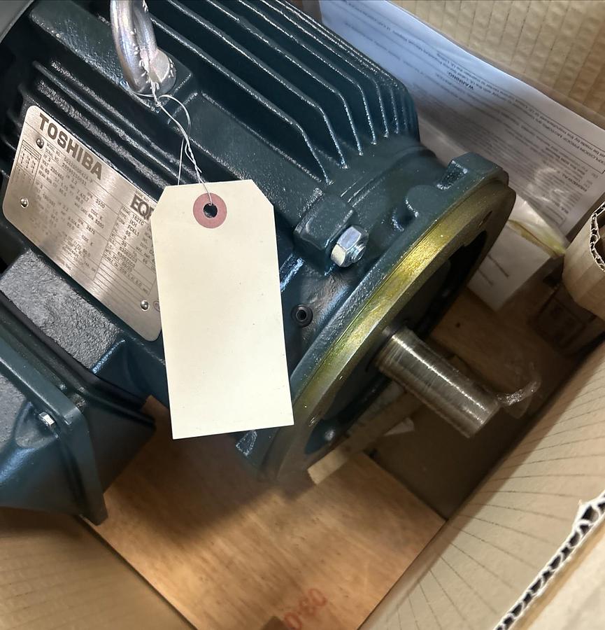 TOSHIBA,0032SDSR42A-P,MOTOR 3PH 3500RPM 230/460V 3PH 182TC FRAME