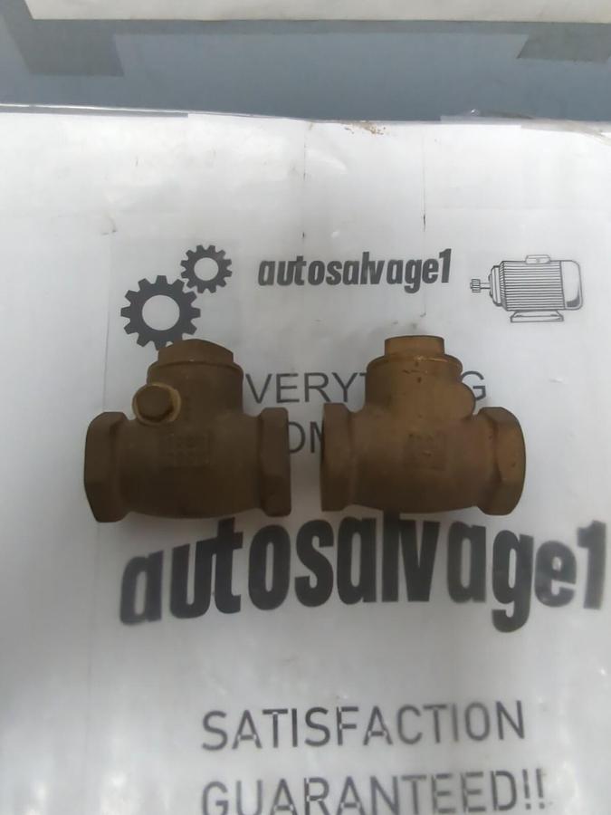 MILWAUKEE,125S 200W,3/4 INCH SWING CHECK VALVE LOT OF 2 NOS