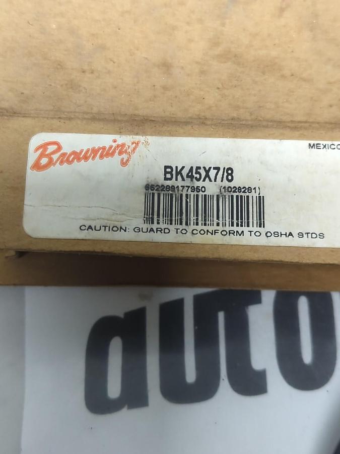 BROWNING,BK45X7/8,FIXED PITCH SHAEAVE 1- GROOVE NOS
