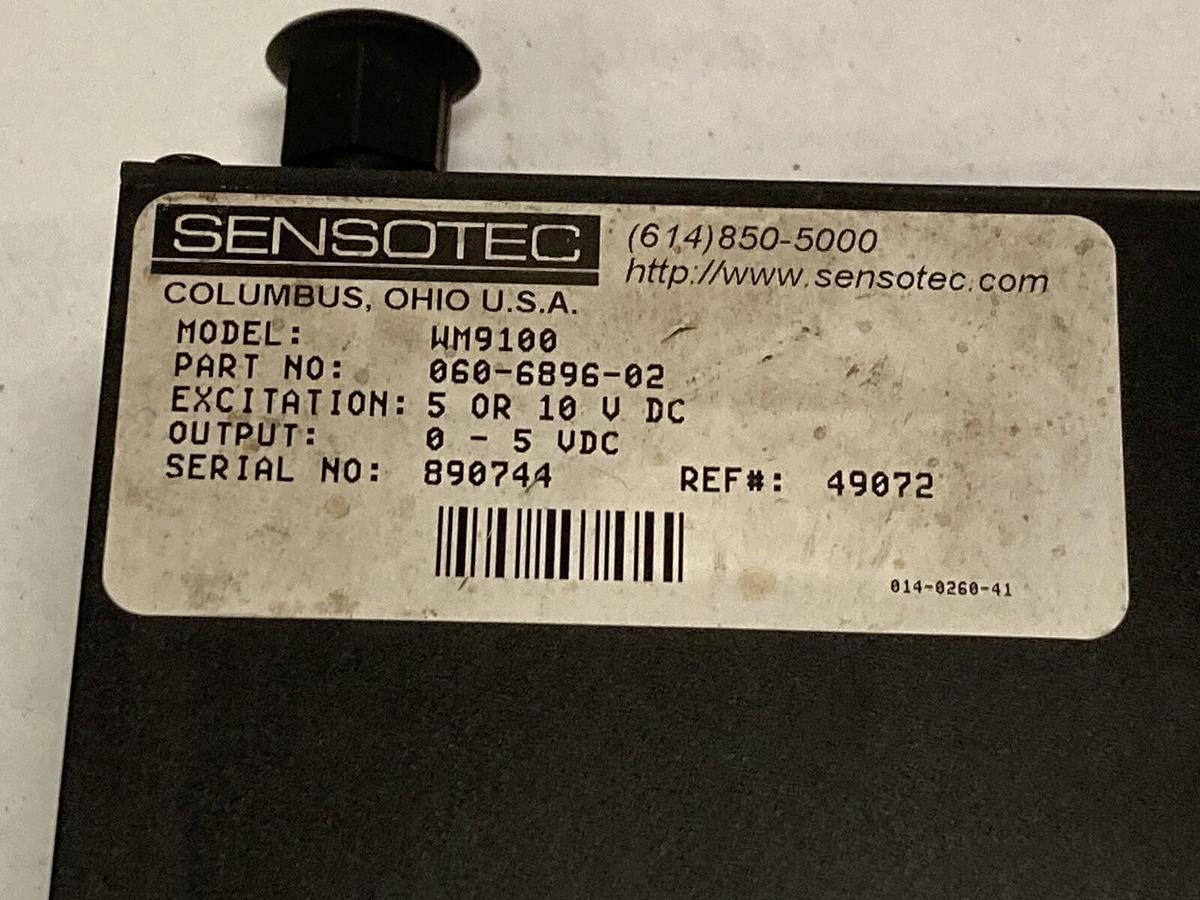 Used Sensotec,WM9100 060-6896-02,Digital Transducer Controller