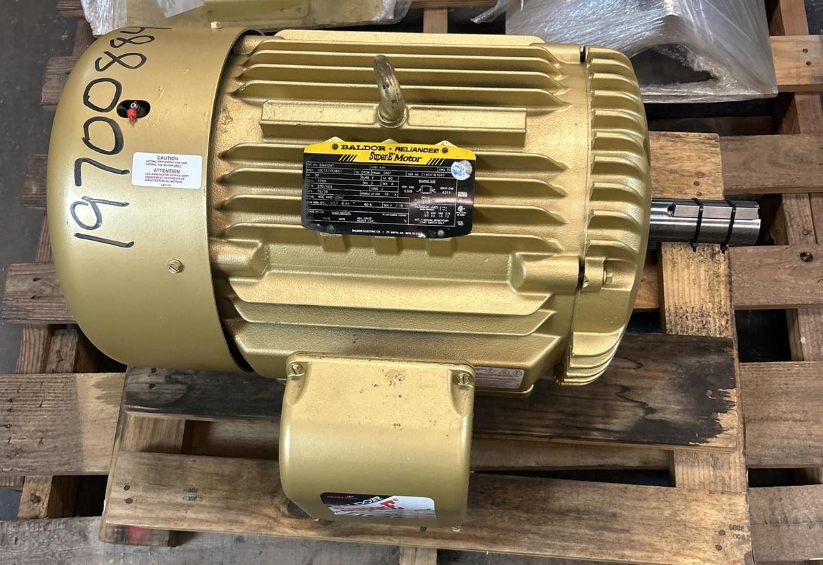 BALDOR,EM4104T,SUPER-E MOTOR 30HP 1760RPM 230/460V 286T FRAME NOS