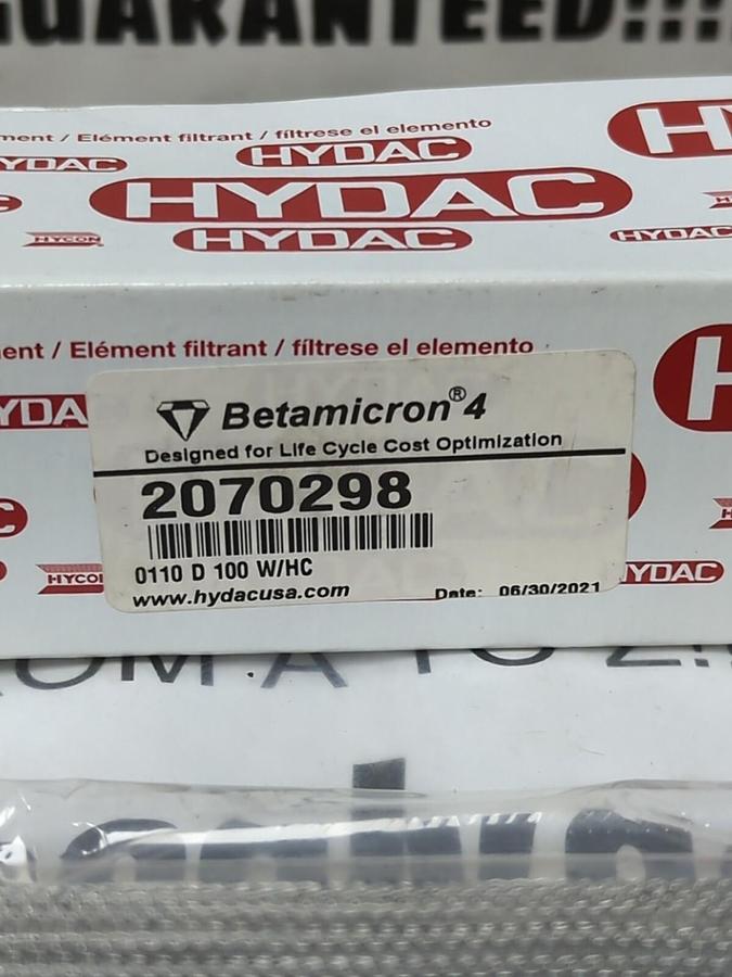 HYDAC,2070298,BETAMICRON 4 HYDRAULIC FILTER
