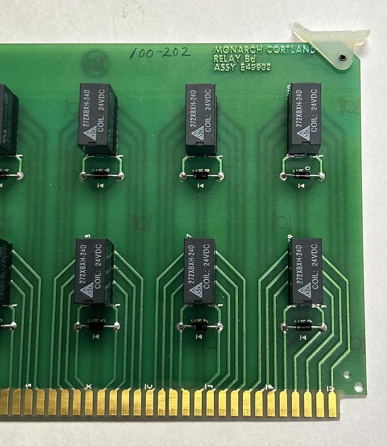 Used MONARCH CORTLAND,E49932,RELAY BOARD