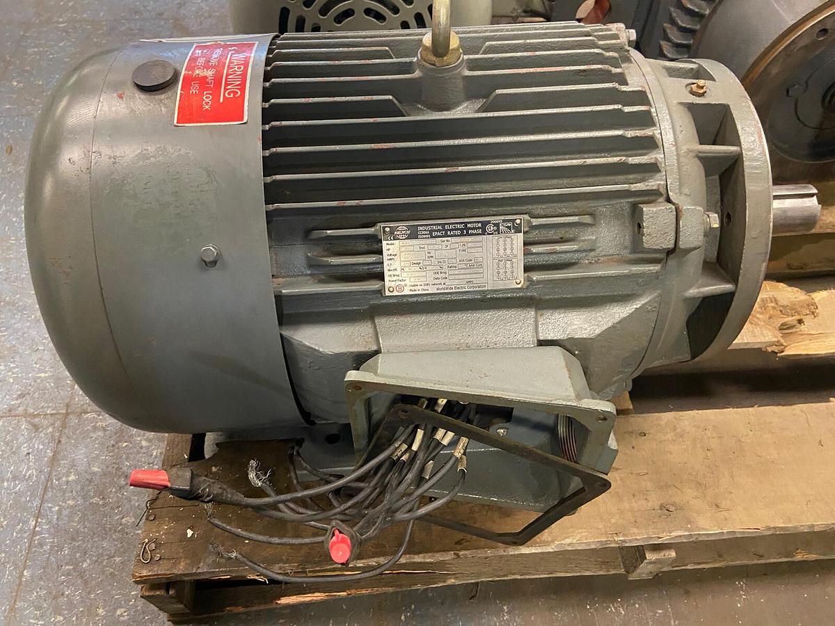 Used WorldWide,WWE25-18-284TC,25Hp Motor 1775RPM 230/460V Frame 284TC