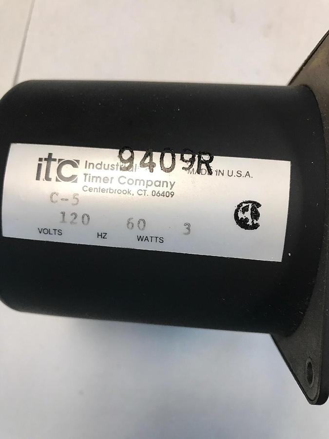 Industrial Timer Company,Model C-5,Reset Time Totalizer 120V 60W