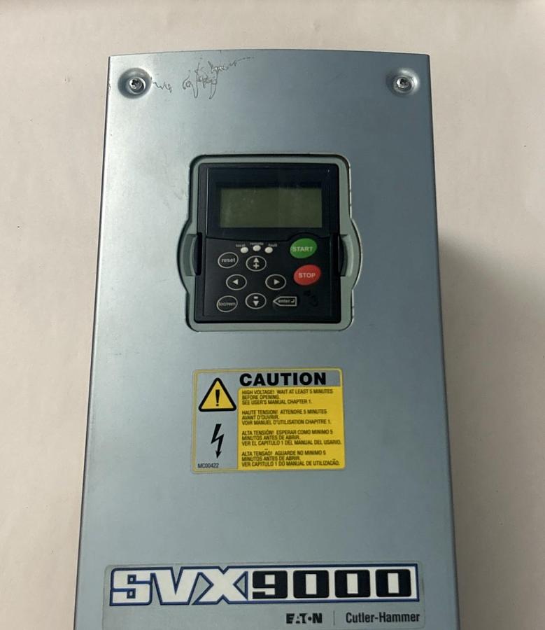 Used EATON CUTLER-HAMMER,SVX030A2-4A1B1,SVX9000 ADJUSTABLE FREQUENCY DRIVE 30HP 480V