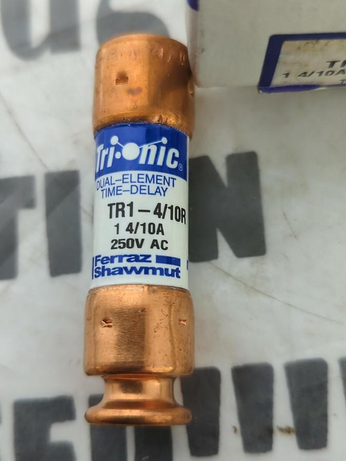 FERRAZ SHAWMUT MERSEN,TRI-4/10R,TRI-ONIC FUSE BOX OF 10 NOS