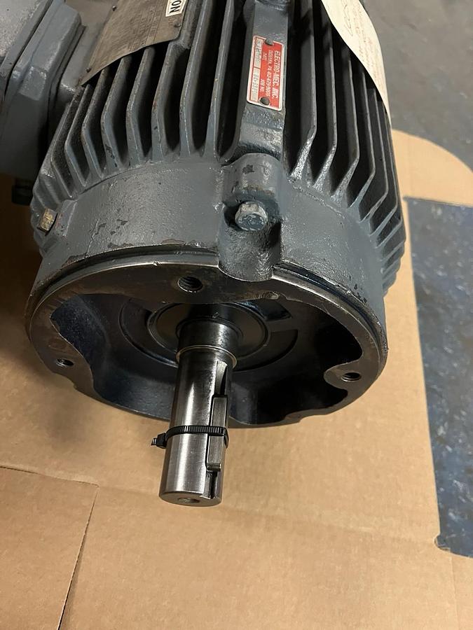 Used LEESON,150167-60,MOTOR 10HP 3PH 1750RPM 215TC