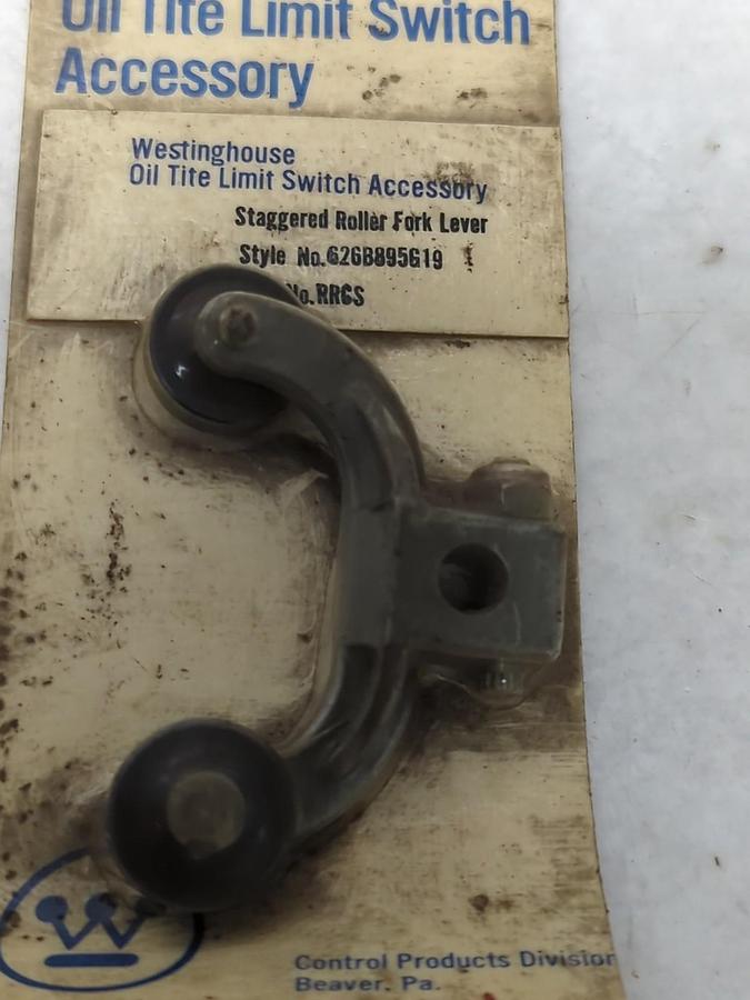 WESTINGHOUSE,RRGS,STAGGERED ROLLER FORK LEVER STYLE G26B895G19 NOS