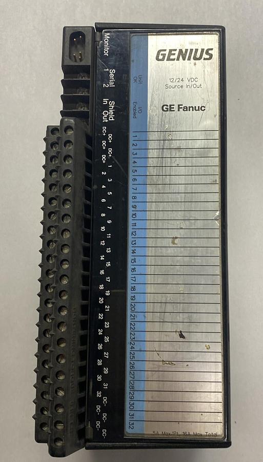 Used GE FANUC,IC660EBD024B,ELECTRONIC MODULE 12/24 VDC
