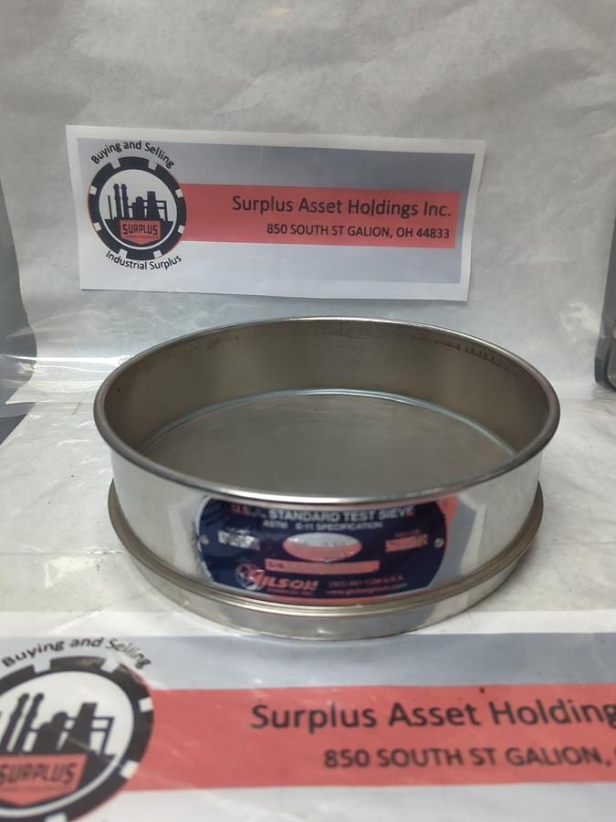 Used USA STANDARD,NO.230,TEST SIEVE 63UM .0025 INCH ASTM E-11 SPEC PRE-OWNED