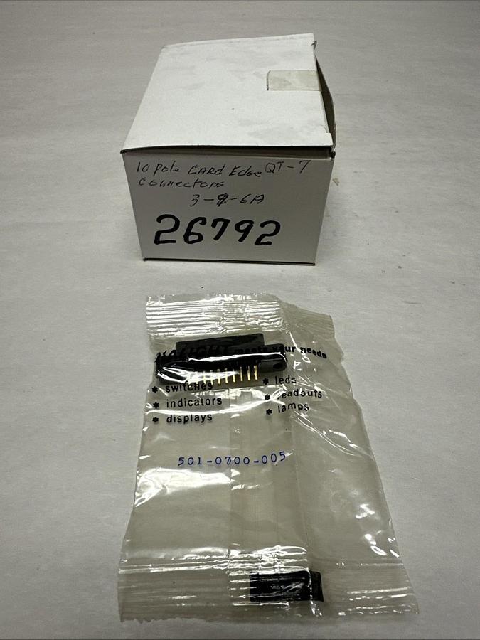 Dialight,501-0700-005,10 Pin Card Edge Connectors LOT of 7