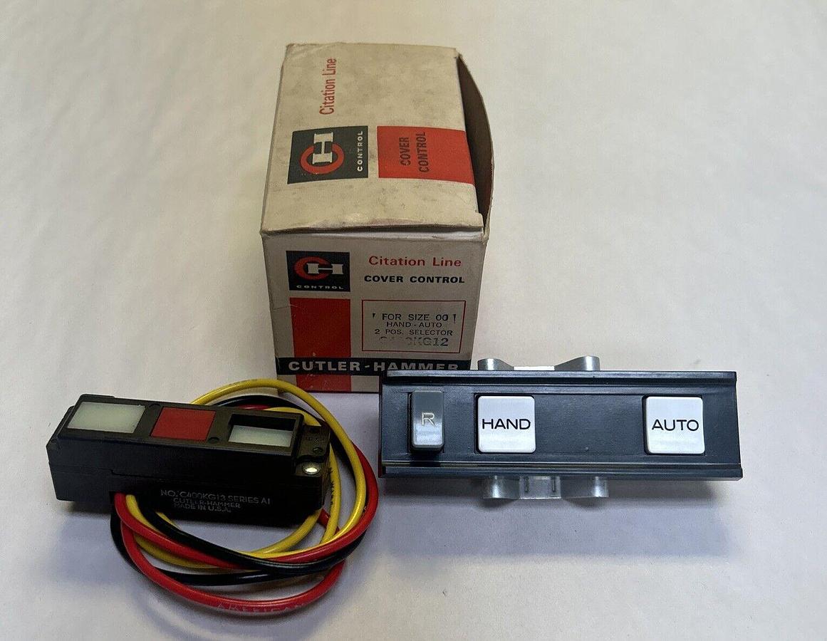 CUTLER-HAMMER,C400KG12,COVER CONTROL KIT NOS