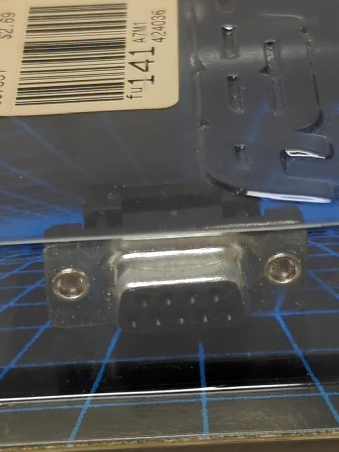 AESP,K9F-FL,9 PIN FEMALE FLATCONNECTOR LOT OF 4 NOS