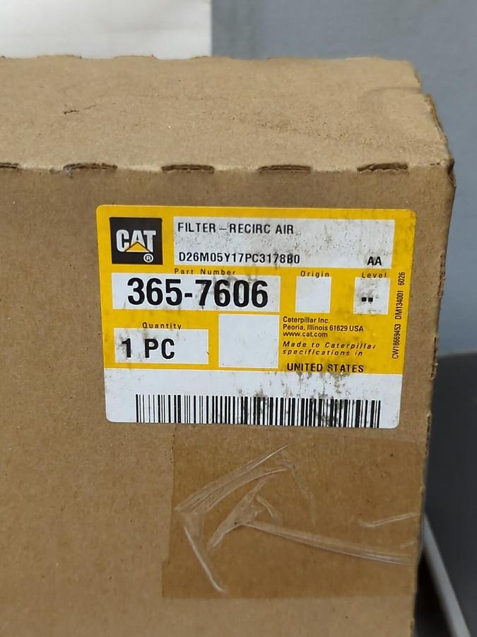 CATERPILLAR,365-7606,CABIN AIR FILTER