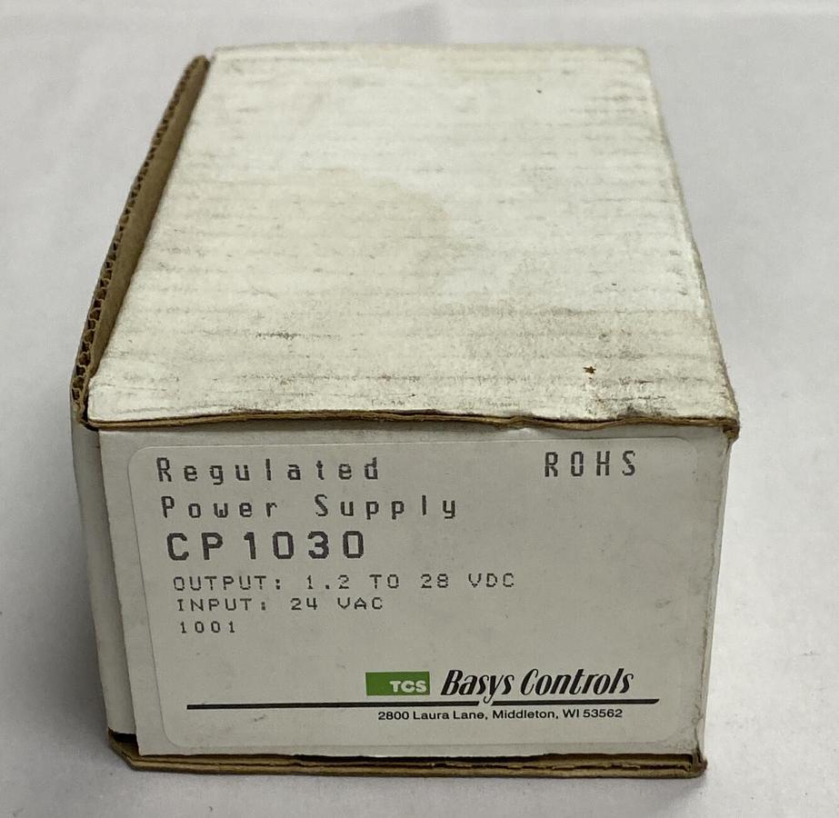 Basys Controls,Cp1030,Regulated Power Supply 24 VAC NOS