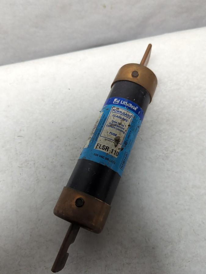 Used LITTELFUSE,FLSR110,POWR-GARD 110 AMP FUSE PRE-OWNED