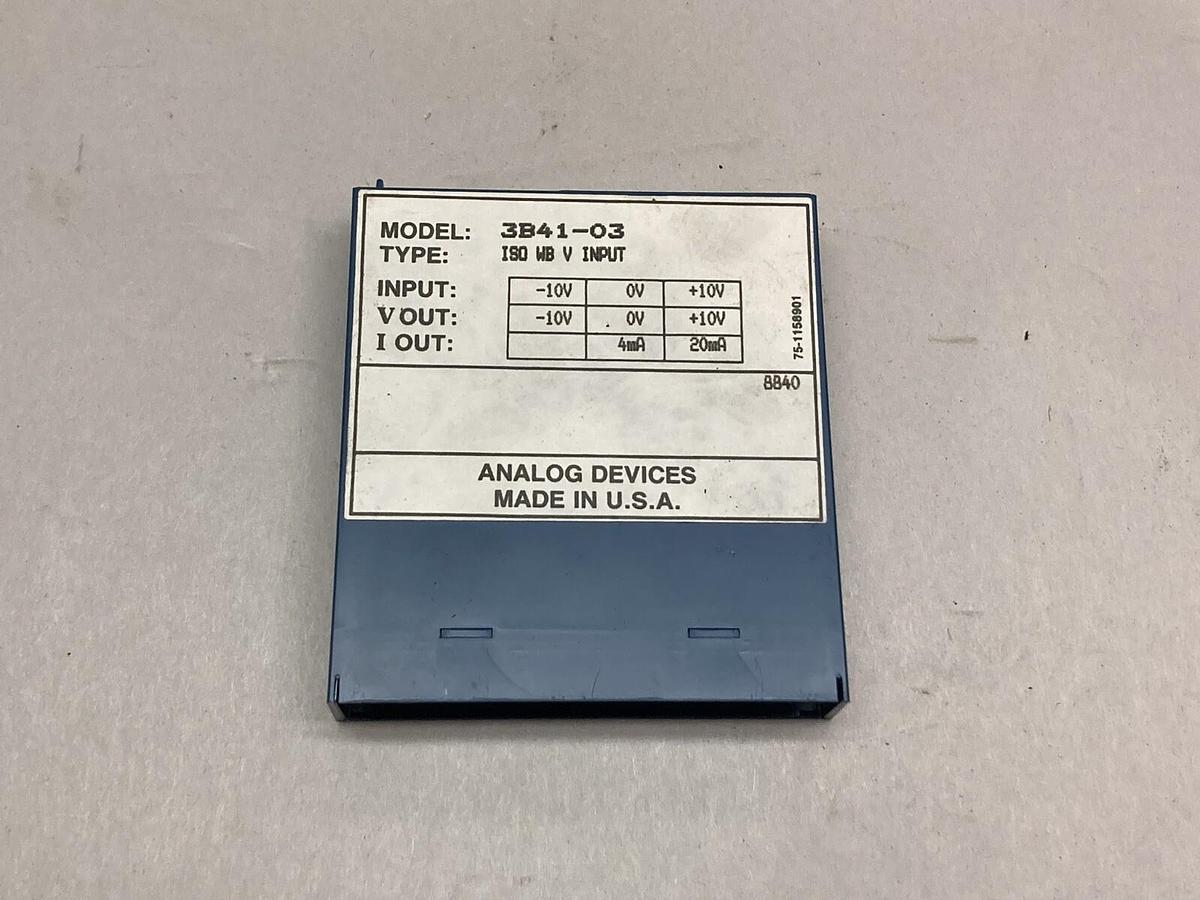 Analog Devices,3B41-03,Isolated Wideband Input Module