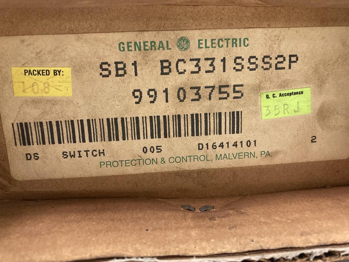 General Electric,SB1 BC331SSS2P,Rotary Cam Switch