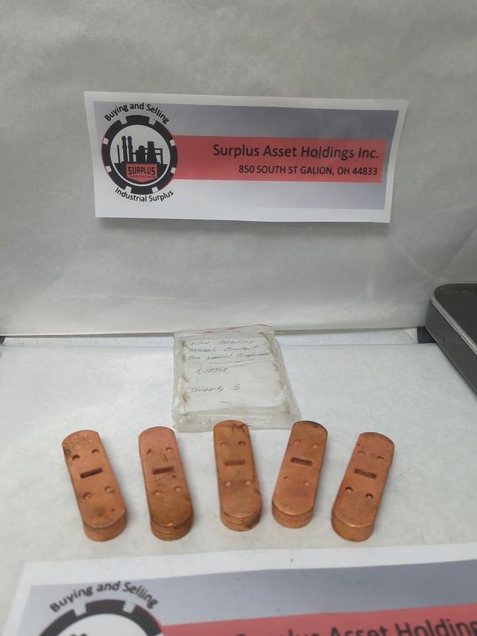 Used ALLEN-BRADLEY,X-172392,MOVABLE CONTACT LOT OF 5 PRE-OWNED