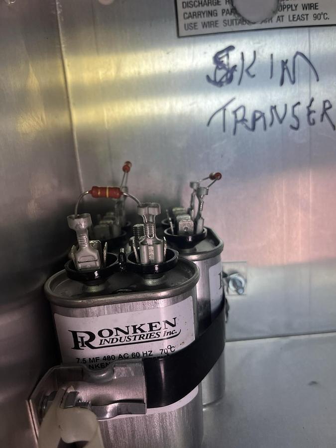 Used RONK RONKEN,477CC,POWER FACTOR CORRECTION CAPACITOR 2KVAR 3PH 480V