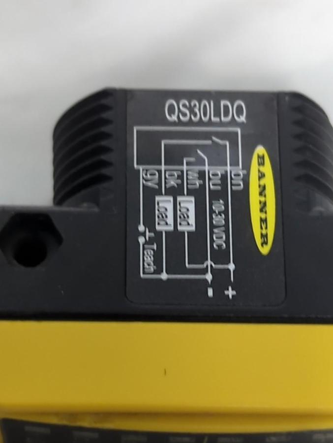 Used BANNER,QS30LDQ,LASER SENSOR 10-30VDC PRE-OWNED