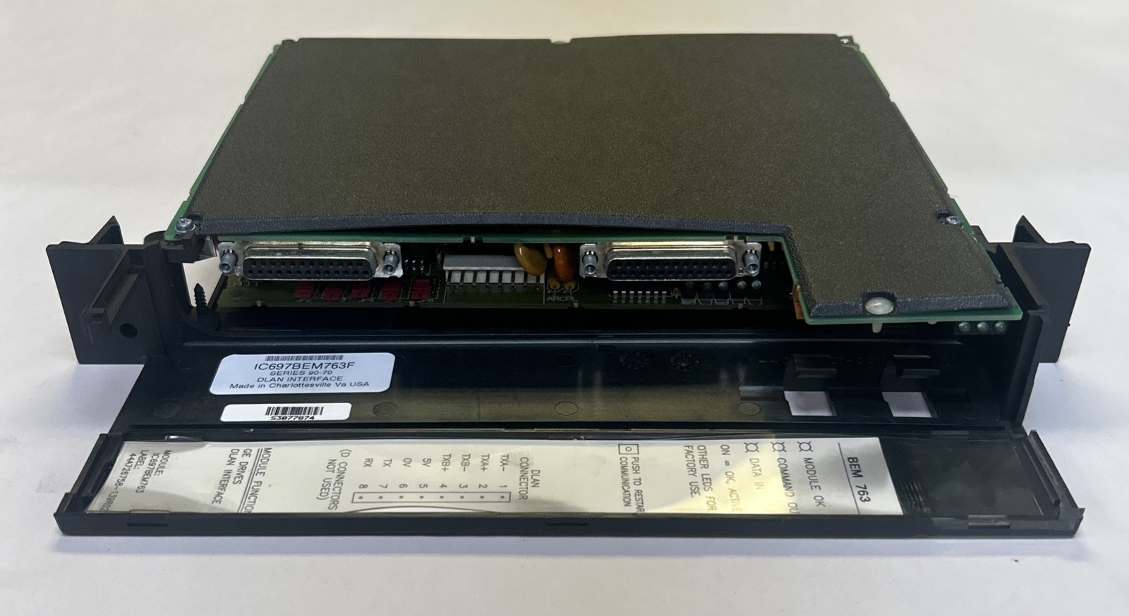 Used GE FANUC,IC697BEM763F,DLAN INTERFACE MODULE