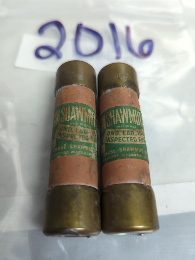 Used SHAWMUT,2016,60 AMP FUSE LOT OF 2 PRE-OWNED