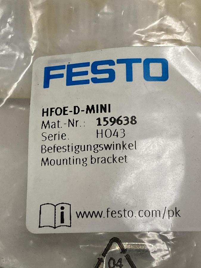 Used Festo,HFOE-D-MINI,Mounting Bracket