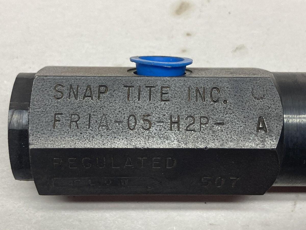 Used Snap Tite,FRIA-05-H2P-A,Flow Control Valve