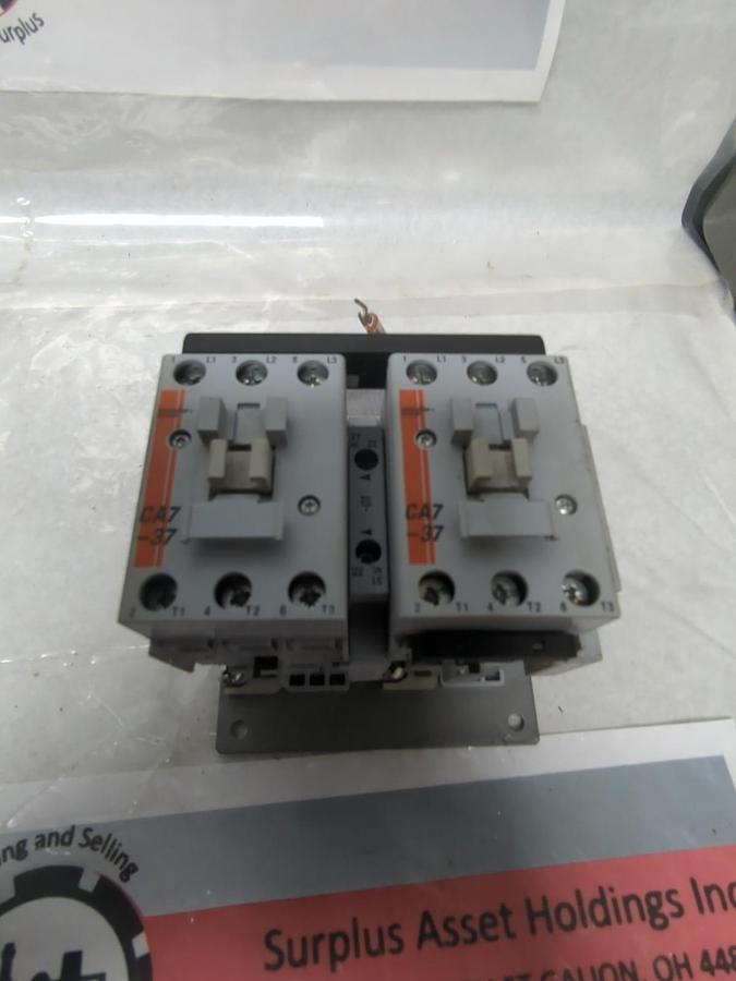 Used DELTA WYE SPRECHER+SCHUH,32-5009,CONTACTOR ASSEMBLY CA7-37-00 REV F 60A 600V MAX