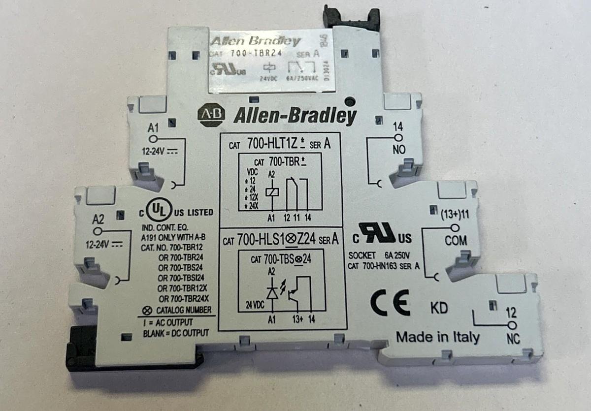 ALLEN BRADLEY,700-HLS1Z24,TERMINAL BLOCK RELAY NOS