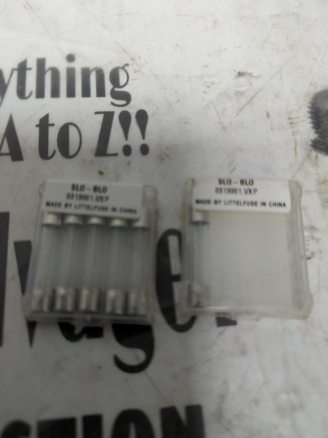 LITTELFUSE,313 1A,SLO-BLO FUSE 1AMP 250VAC LOT OF 6 NOS