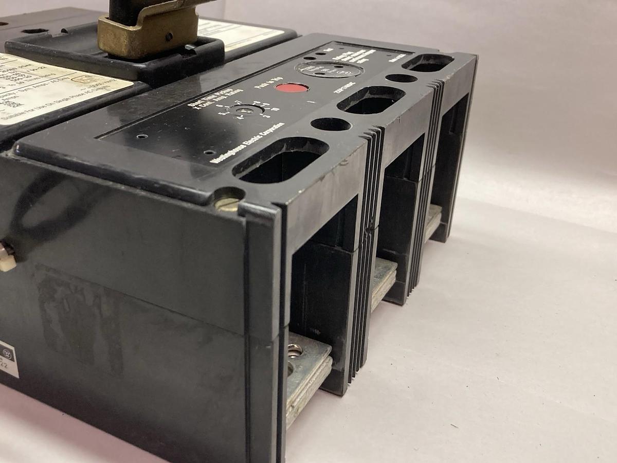 Used Westinghouse,2608D88G,3-Pole Circuit Breaker 600A 600Vac LC Frame