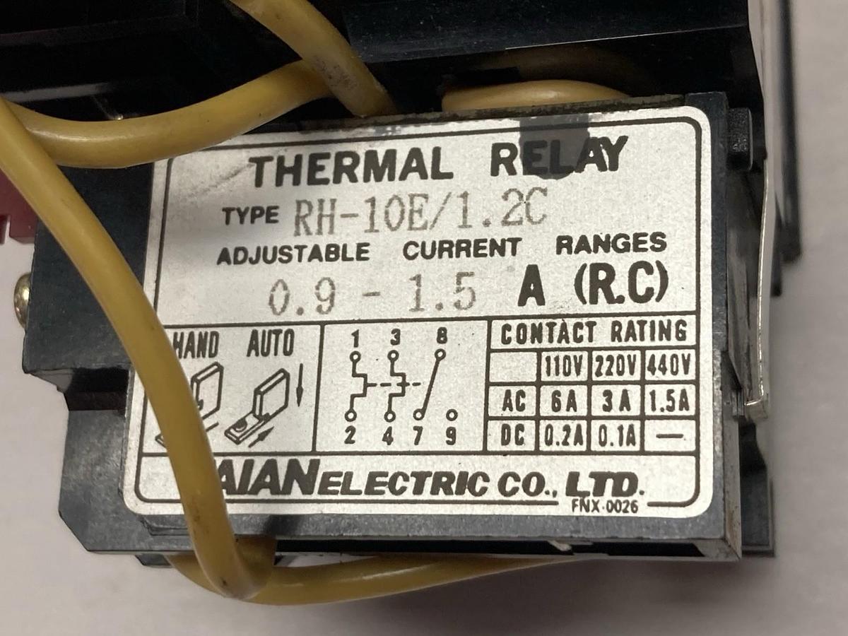 Used Taian,CL-4L,Electronic Contactor w/Thermal Relay RH-10E/1.2C