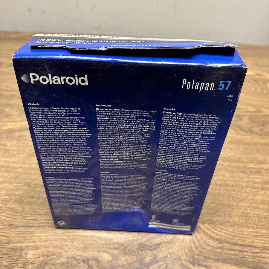 Polaroid,Polopan 57,Black And White Instant Sheet Film